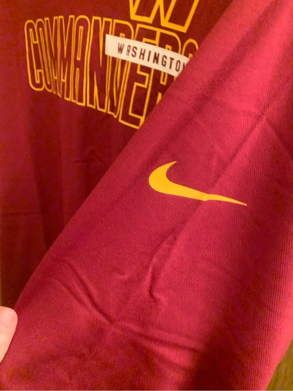 Nike NFL Washington Commanders Men's Dri-Fit long sleeve T-shirt